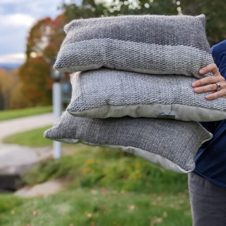 handwoven small pillows